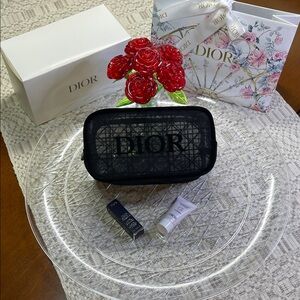 Christian Dior Novelty Mesh Pouch
